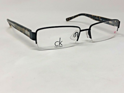 CALVIN KLEIN CK5328 201 Eyeglasses Frame Half Rimless 53 16 140 Brown/Tort SX61