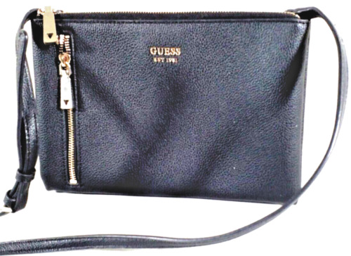 GUESS NAYA MINI Double Zip Crossbody Black  Women's Bag Shoulder Bag