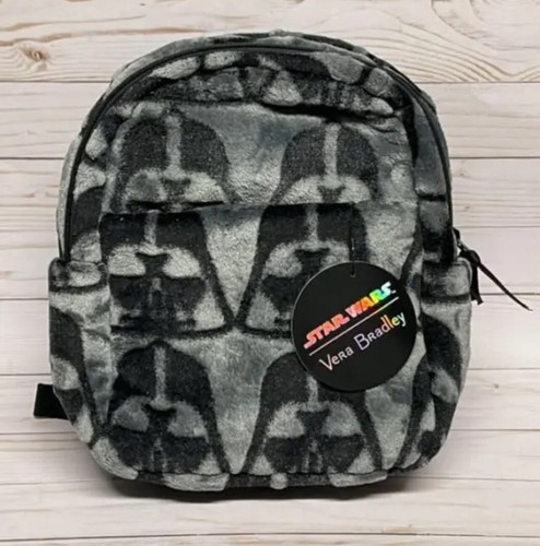 BY FAR Vera Bradley Star Wars Darth Vader Small Fleece Backpack Far Far Away NWT