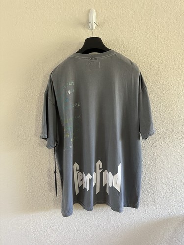 ✅ 1 of 1 “RESURRECTED” Fear of God Vintage Rock Tee 2015 16   Union LA Collab