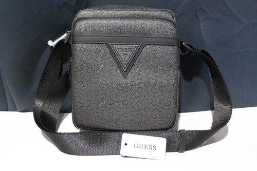 Guess SG882791 Women's Black Insignia Crossbody Bag Purse
