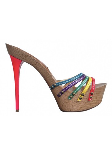 Gianmarco Lorenzi Women Mules High Heels Women Shoes Made In Italy Size 41