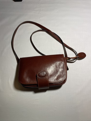 Aldo Filosini Rome Italy Leather Craftsman Crossbody Bag Exquisite workmanship