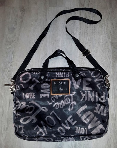 UNDERCOVER Y2k Victoria's Secret PINK Laptop Bag Messenger Bag Book Bag School Black Brown