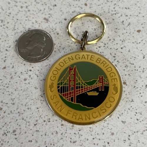 Goldengate Bridge San Francisco Travel Souvenir Keychain Key Ring #44864