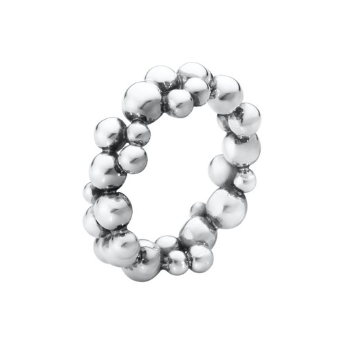 Georg Jensen. Sterling Silver Band Ring #551O   Moonlight Grapes.