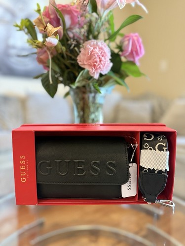Guess Mini Crossbody Handbag F9375159 BLACK Sandria Mini   Brand new