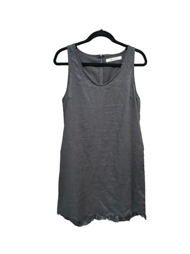 ESSENTIALS Impeccable Pig Linen Dress Womens L Basic Essential Timeless Sustainable Earthy