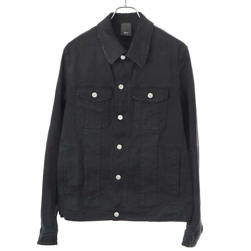 Giacca Dior HOMME 11AW Black Berry Denim Blackberry riparazione usata MESC 0