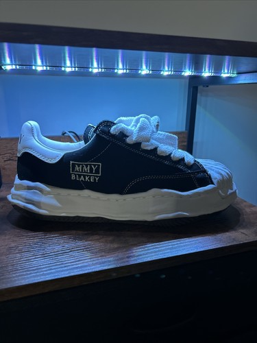 Maison Mihara Yasuhiro Blakey OG Sole Canvas Low ‘Black White’ Size 42