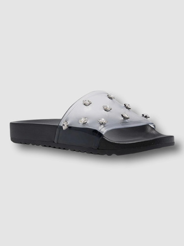 $275 Sophia Webster Women's Black Dina Star Slide Sandal Shoes EU 35 US 4