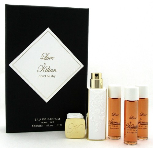 Kilian LOVE DON'T BE SHY Eau de Parfum Set Atomizer + 4 Refills SEALED in Box