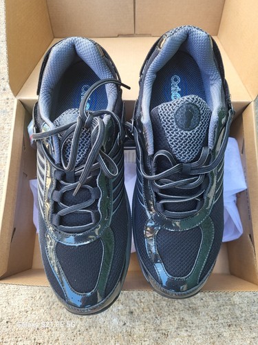 Orthofeet 979 Verve Tie Less Black Shoes Sneaker Mesh 11B NIB
