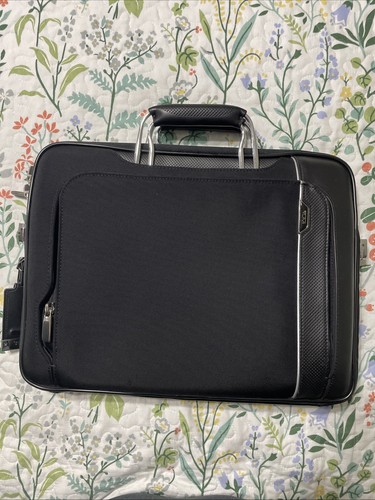 Tumi ARRIVE HANNOVER Slim Brief 15.5” HTLS Polyester Laptop Briefcase BLACK