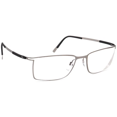 Silhouette Eyeglasses 5445 10 6051 Dynamics Light Gunmetal Square 54[]18 135