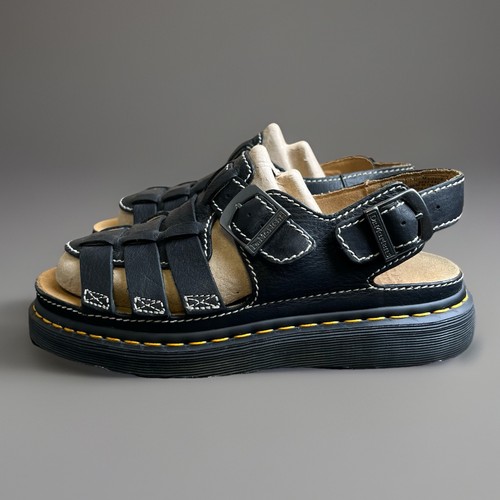 RAYE Dr. Martens Fisherman Sandals Black ARC 8092 Chuncky Platform   Men’s US Size 9