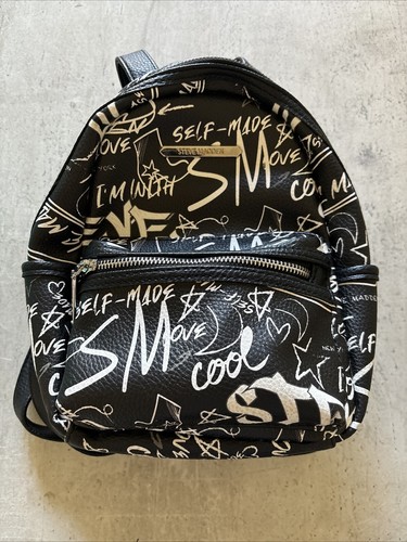 Steve Madden Love Self Made Print Small Backpack Bag