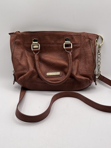 Steve Madden Purse Crossbody Bag G Accents Handles Brown
