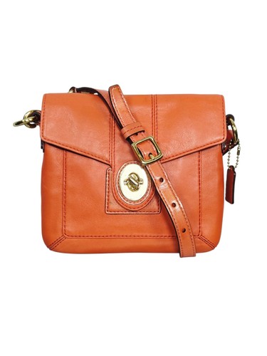 Borsa a tracolla Coach Mini Peyton #43453 Vermillion pelle oro ferramenta