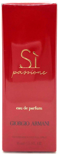GIORGIO ARMANI SI PASSIONE EAU DE PARFUM SPRAY WOMEN 0.5 Oz   15 ml TRAVEL SIZE!