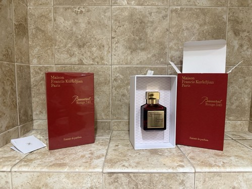 MAISON FRANCIS KURKDJIAN（BACCARAT ROUGE 540） Baccarat Rouge 540 Extract de Parfum Spray 2.4oz 70ml BRAND NEW
