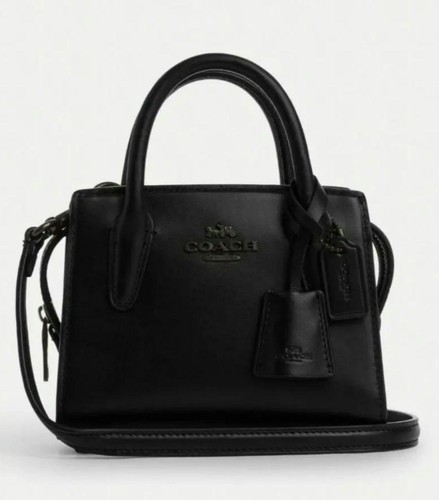 Borsa a tracolla Coach Andrea Mini Carryall nera nuova