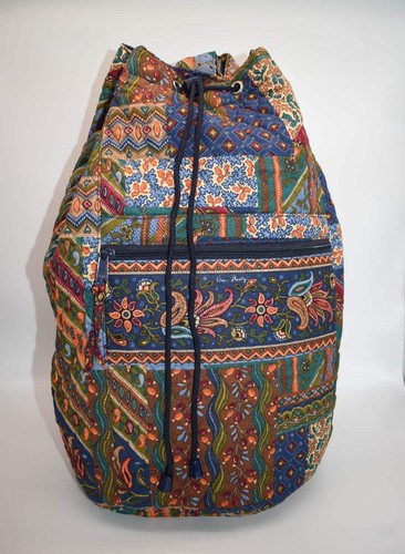 Vintage Vera Bradley Large Sling Bag in "Medley  1994" Pattern