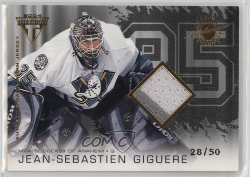 JS COLLECTIONS 2003 04 Pacific Private Stock Titanium  50 Jean Sebastien Giguere #143