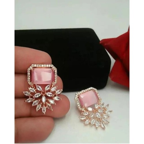 Bollywood AD ZIRCONI Swarovski festa orecchini matrimonio indiano sposa gioielli set