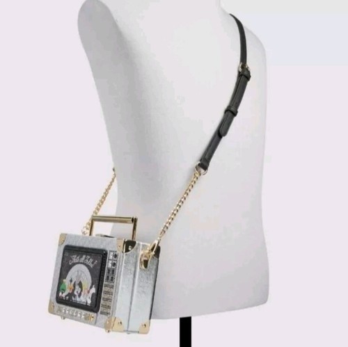 Looney Tunes Aldo TV Box Bag Crossbody Bugs Bunny Tweety Bird Daffy Duck NWT