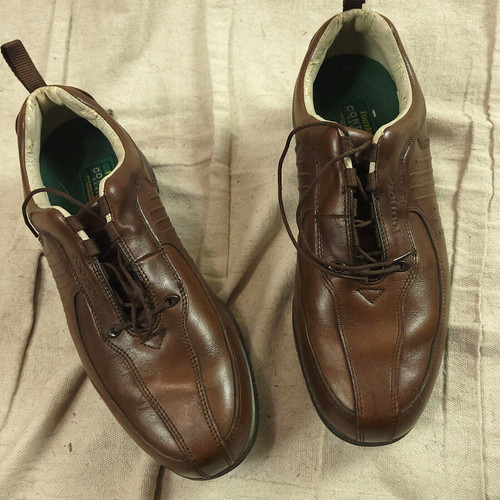 FootJoy Contour Series Men's Brown Leather Golf Shoes Size 8 M 54090
