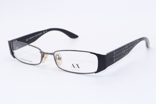NEW ARMANI EXCHANGE AX231 D4E 1 5 GUNMETAL BLACK AUTHENTIC EYEGLASSES 52 17