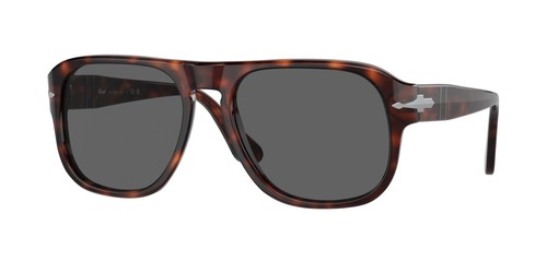 New Authentic PERSOL PO3310S 24 B1 57MM JEAN DUSTY HAVANA DARK GREY LENS