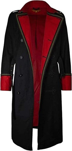 A COLD WALL* Warhammer 40K Commissar Coat – Imperial Guard Black Long Trench Coat for Cosplay