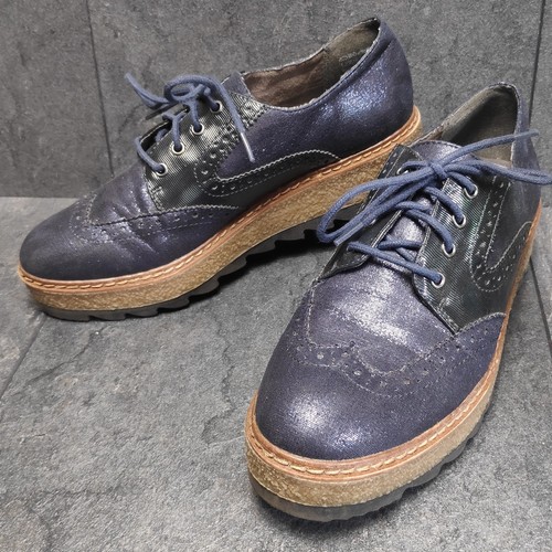 Tamaris scarpe basse da donna mocassini con lacci comodi blu numero 37