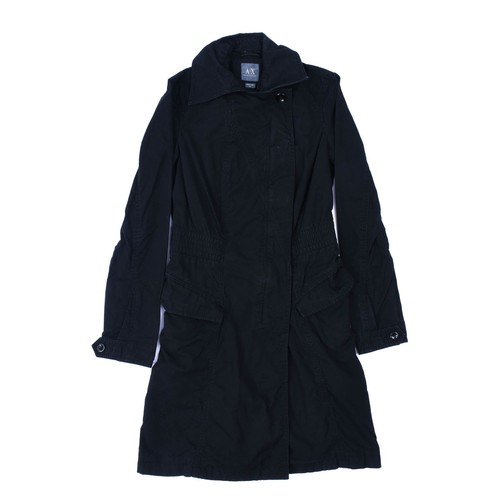ZIMMERMANN Ladies Armani Exchange Classic Long Trench Coat Size XS
