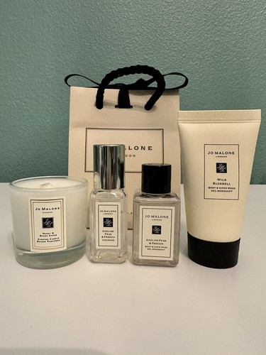 Set 4 Mini Set Jo Malone Candle  Mini Cologne  Body Gel
