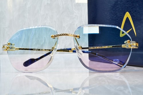CARTIER GLASSES Artifact "Rope Line" Sunglasses Model 504 1 Tiffany cartier South Beach gradient