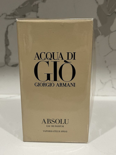 Giorgio Armani ACQUA DI GIO ABSOLU 2.5 oz  75 ml Eau de Parfum Men NEW SEALED