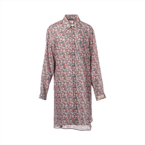 Gucci Vestito Camicia Lana 44 Donna Multicolore 635755