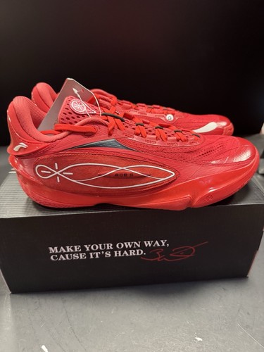 Way of Wade 808 5 Ultra College Triple Red Super Boom Li Ning ABAV015 7 size 9.5