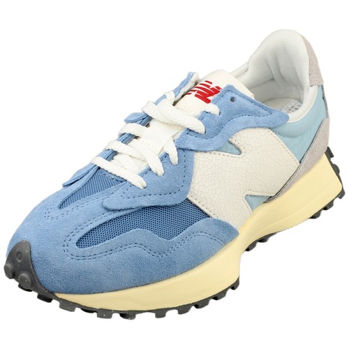 New Balance 327 Scarpe da Ginnastica Unisex Moda Blu Bianco