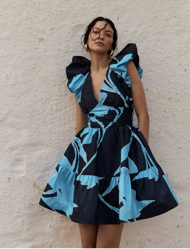 Rebecca Vallance Azzurra Mini Dress AU8 US4 NWT