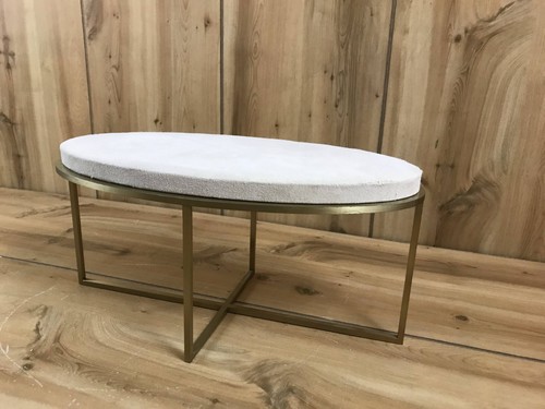 Supporto espositivo gioielli Cartier ottone cuscino in pelle scamosciata ottime condizioni