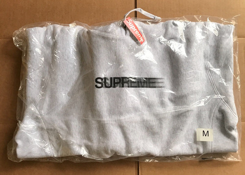 Supreme SS20 Motion Logo Hoodie Ash Grey Medium M 2020 Authentic New NWT