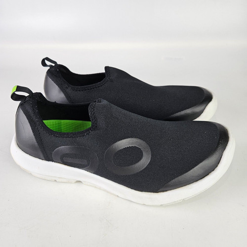 Oofos Oomg Eezee Men Size 9 Shoes Black Low Top Slip On Running Light Sneakers