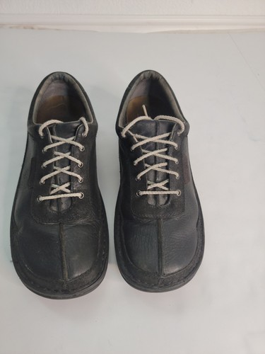Merrell Mens 11.5 Oxford Shoes Sojourn Black Leather Split Toe J43813