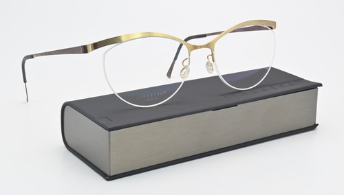 LINDBERG Glasses Frame 7425 Col GT 15 Strip Titanium Silk Matt G Panto Drop M