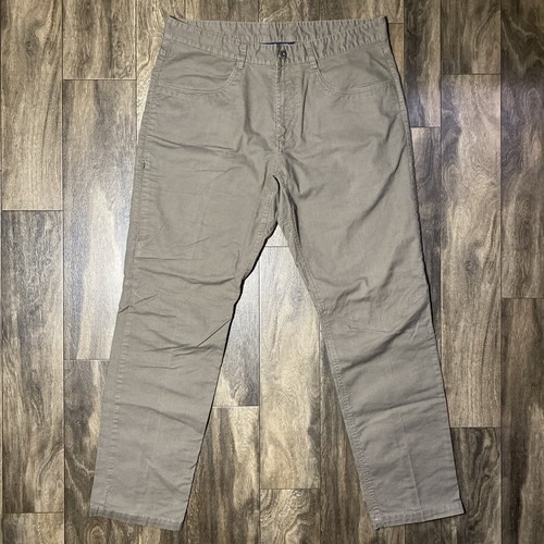 The North Face Motion Pants Mens Size 36 Brown Articulated Knees Hiking NF0A2TCT