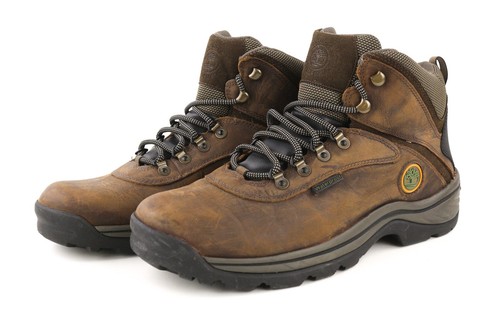 TIMBERLAND 12135 A5946 Mens Shoes EU44/44.5 Brown Leather High Top Laced Leisure